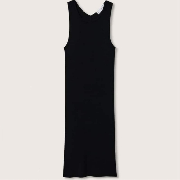 MANGO RIBBED opeback dress - Picture 2 of 3